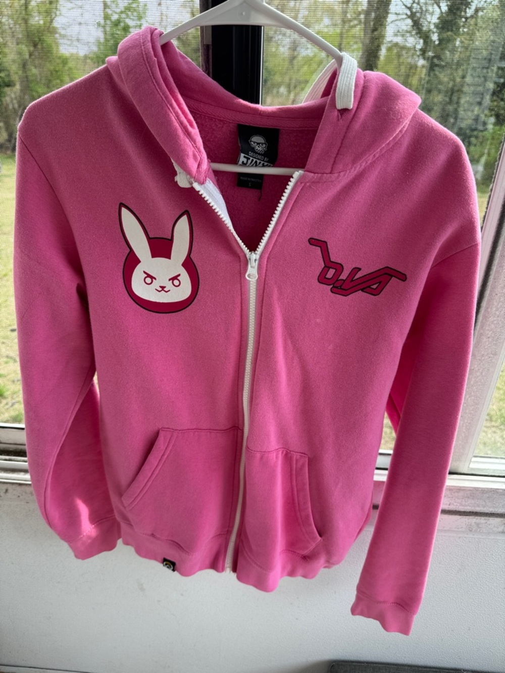 Pink Overwatch D.va hoodie - Women's